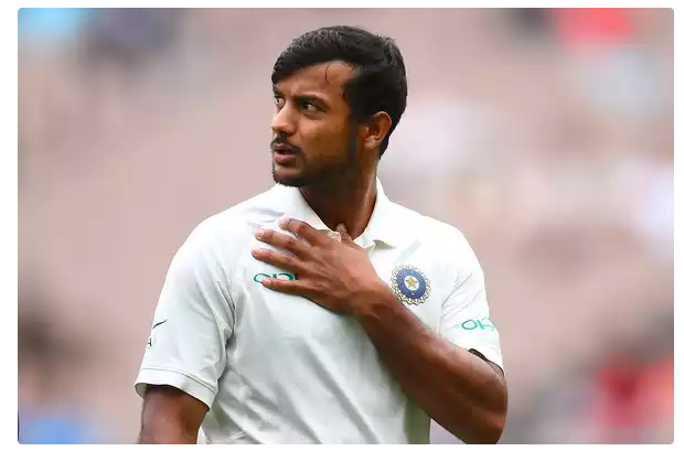 Mayank Agarwal has been admitted to a hospital in Agartala after falling ill during a flight.