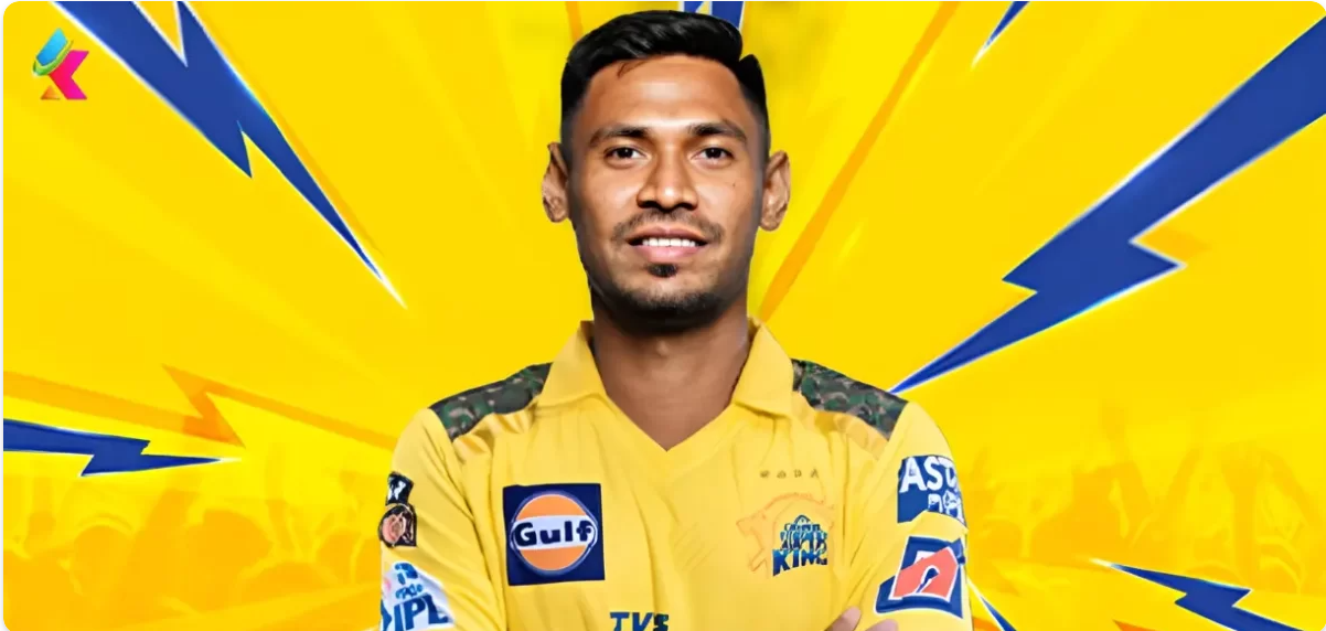 Mustafizur Rahman, Bangladesh pace bowler, will continue with Chennai Super Kings, making him available for their match against Punjab Kings on May 1.