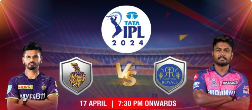TATA IPL 2024: The KKR-RR game scheduled for April 17 may be subject to rescheduling.