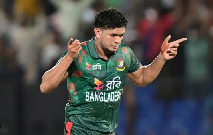T20 World Cup 2024 : Taskin Ahmed has been retained in the Bangladesh’s World Cup squad.