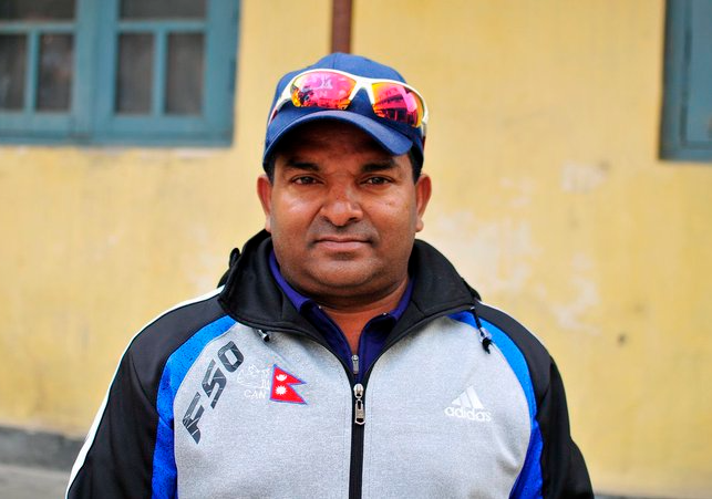 Pubudu Dassanayake, former head coach of the Canadian cricket team, during a match.