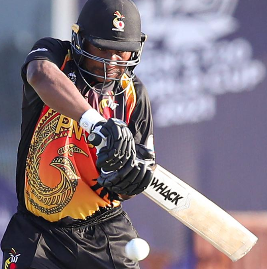 Assad Vala, captain of PNG's T20 World Cup squad.