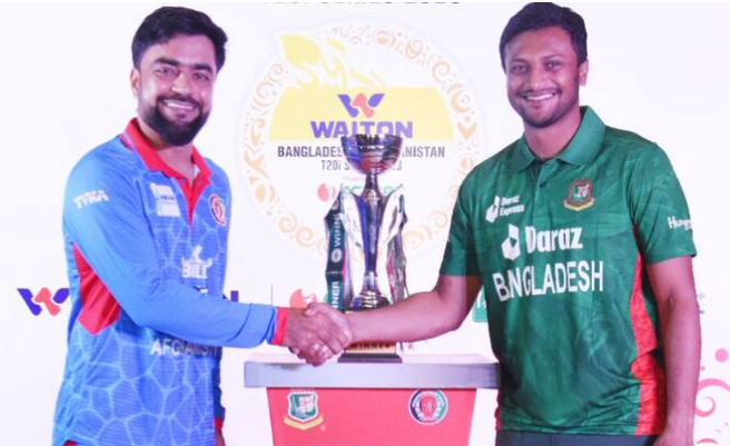 Bangladesh Cricket Board officials discussing series details.