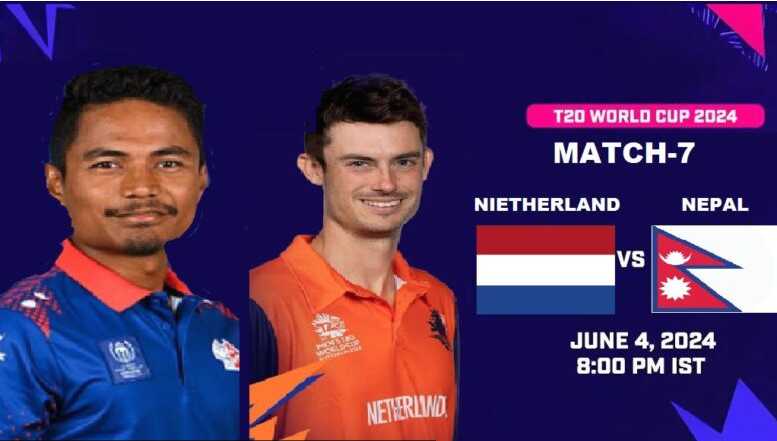T20 World Cup 2024 : Max O’Dowd has helped Netherlands to secure a victory against Nepal