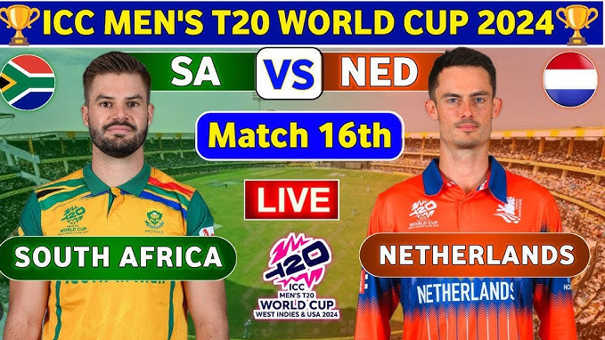 T20 World Cup 2024 : Miller’s half-century aids South Africa in overcoming the scare posed by Netherlands