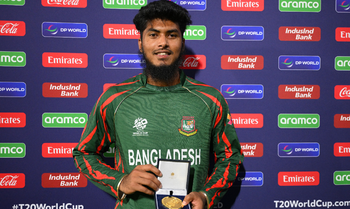 T20 World Cup 2024 : Rishad Hossain of Bangladesh has made a grand entrance on the big stage