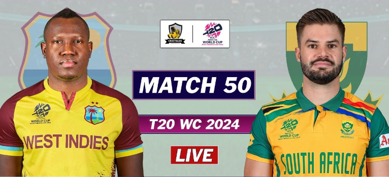 Tabraiz Shamsi helps South Africa secure a victory against West Indies in T20 World Cup 2024, reaching the semifinals.