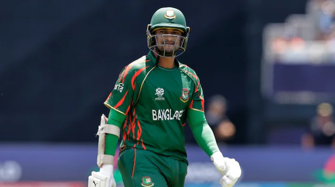 T20 World Cup 2024 : Shakib Al Hasan breaks his lean spell to steer Bangladesh on course
